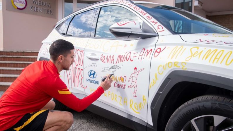 Le dichiarazioni d’amore per la Roma su Hyundai Tucson