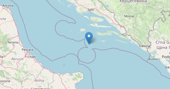 Sciame sismico nel mare Adriatico, la scossa più forte ha avuto magnitudo 5.2