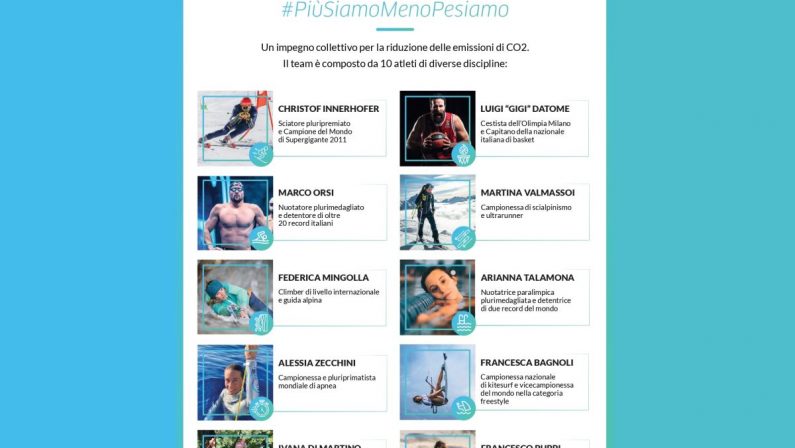 “Engie Planet Ambassador”, 10 atleti uniti per pesare meno sul pianeta