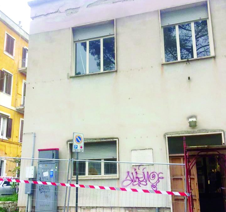L'edificio pericolante