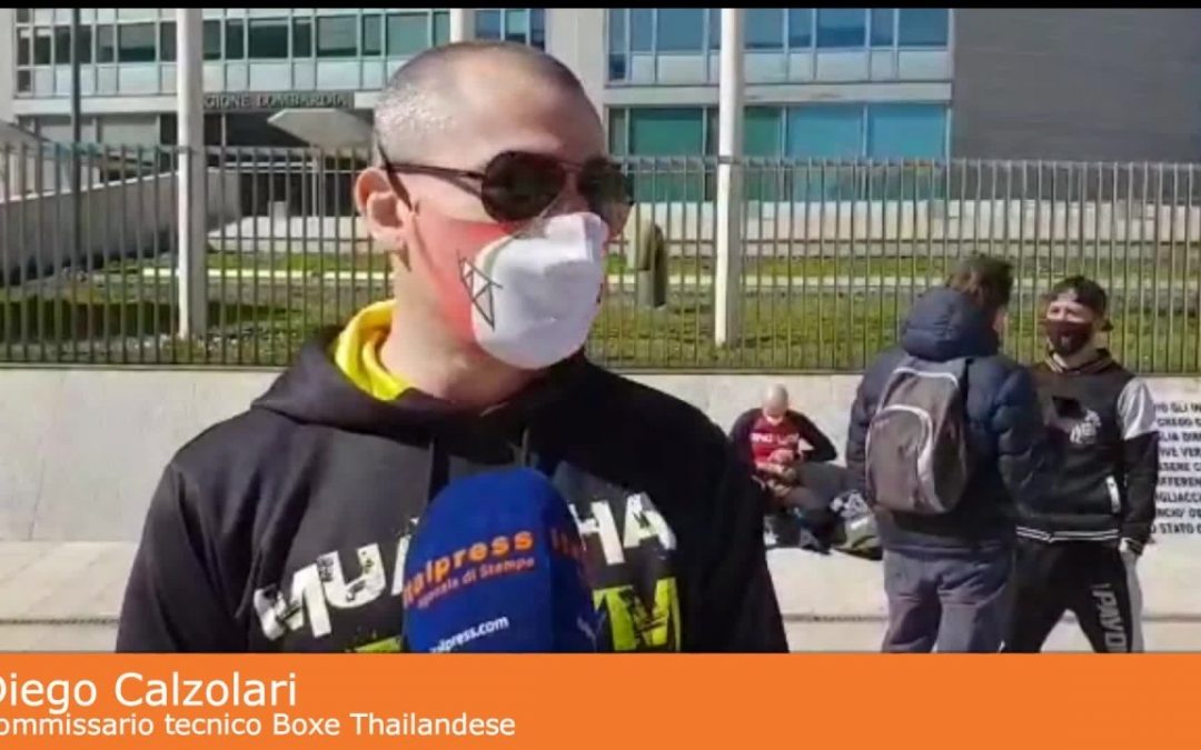 Coronavirus, a Milano Sit-in dei gestori delle Palestre