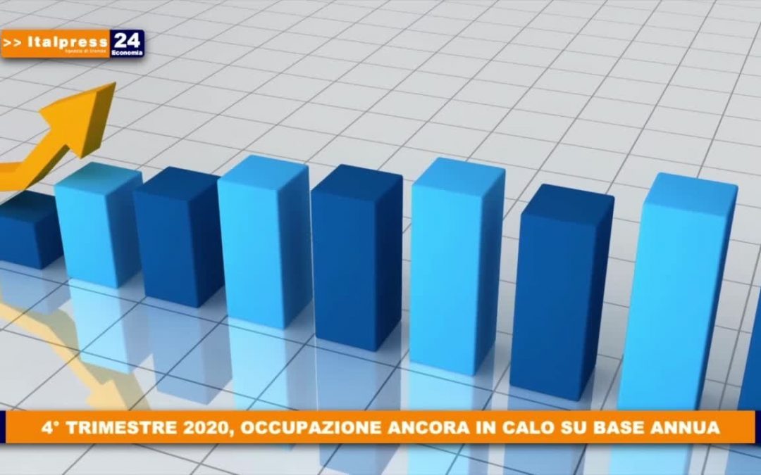 4° trimestre 2020, occupazione ancora in calo su base annua