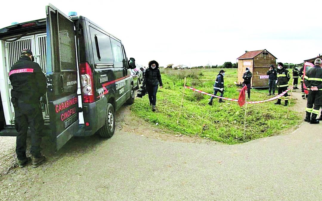 Il luogo del ritrovamento del cadavere