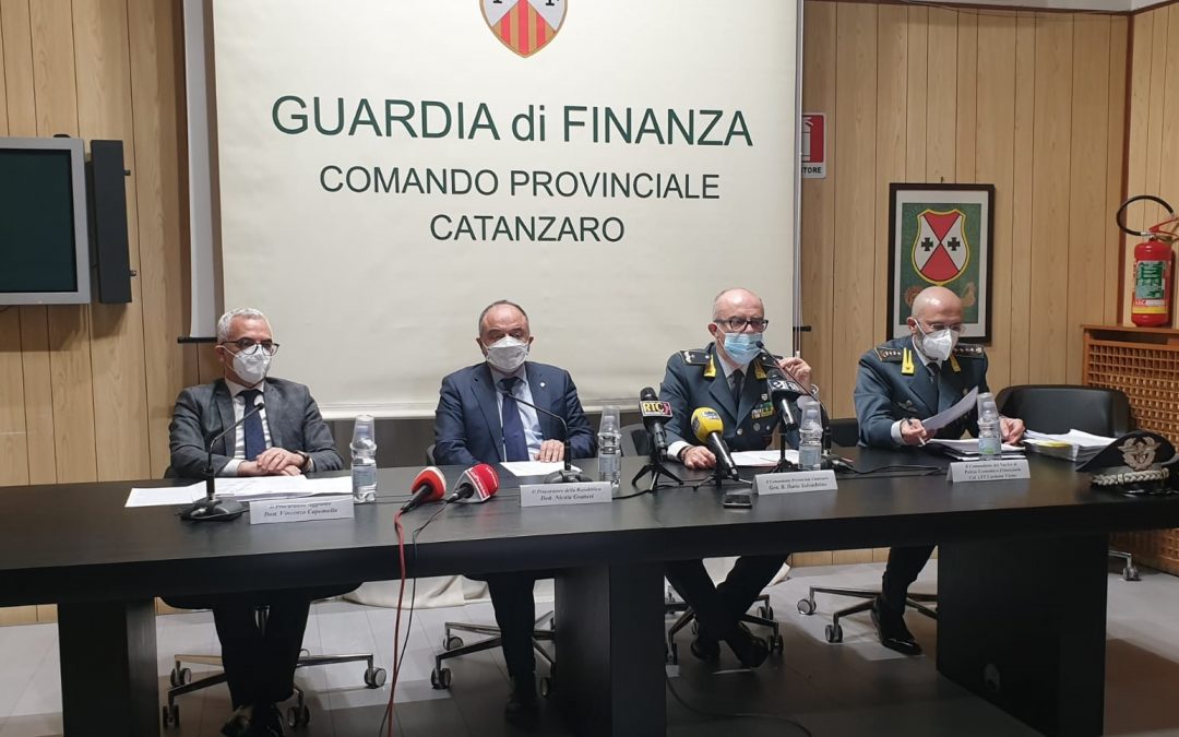 La conferenza stampa con Capomolla, Gratteri, Solombrino e Virno