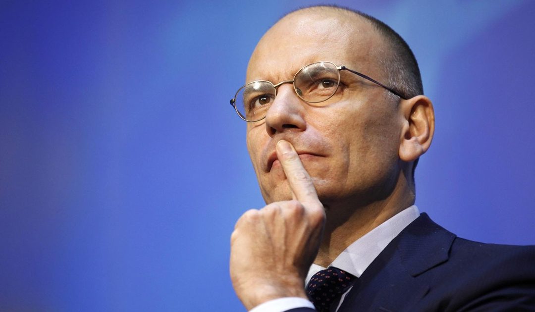Il segretario del Pd Enrico Letta