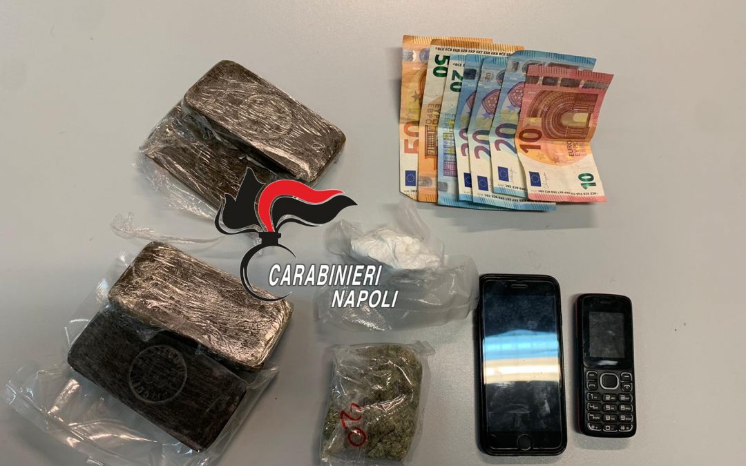Oltre mezzo chilo di droga nel bagagliaio della macchina, 2 persone arrestate dai Carabinieri
