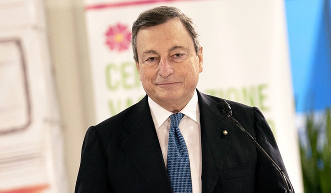 Il presidente del Consiglio Mario Draghi