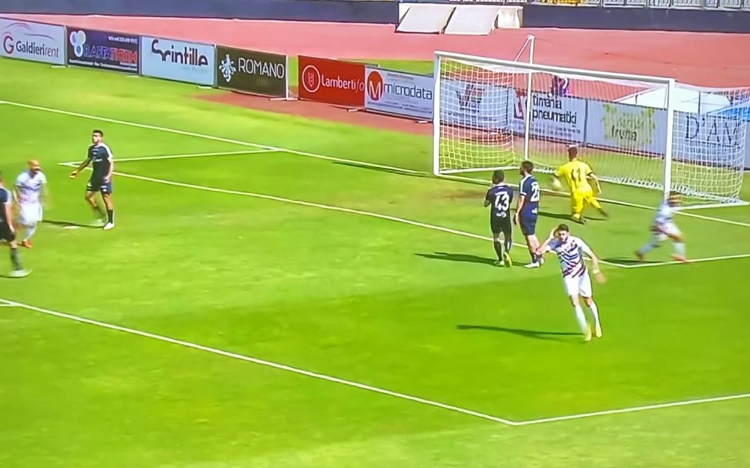 L’esultanza di Romeo dopo il gol