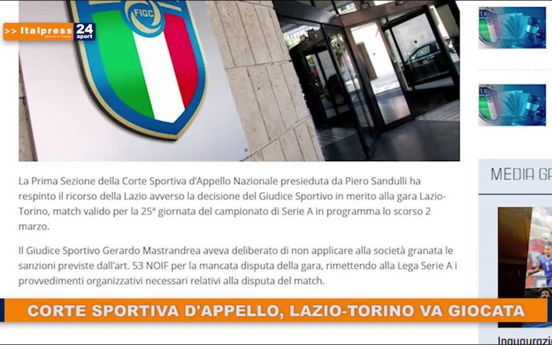 Tg Sport ore 17.30 – 30/3/2021