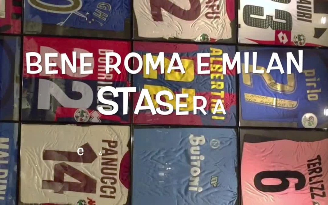 Il pallone racconta – Bene Roma e Milan, stasera campionato