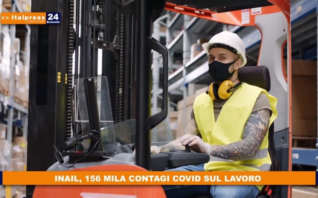 Inail, 156 mila contagi covid sul lavoro