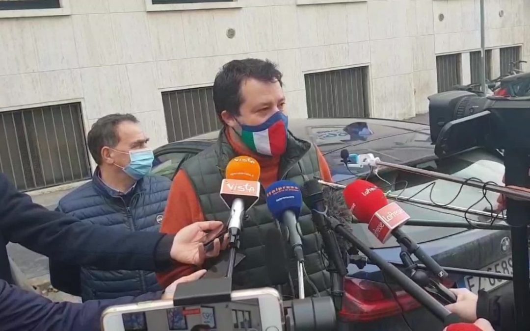 Vaccino, Salvini “Dobbiamo correre e chi sbaglia paga”