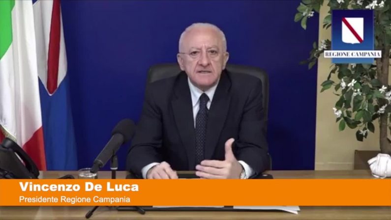 De Luca “Accordo per Sputnik in Campania, pronti a fornire dosi”