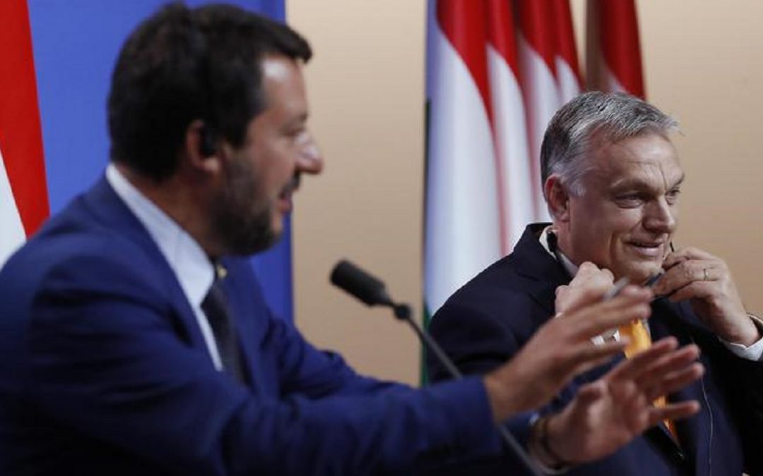 Matteo Salvini e Viktor Orban