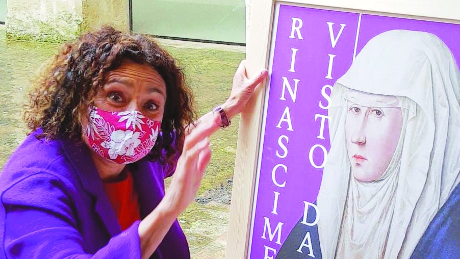 Marta Ragozzino nella sede di Sant'Agostino