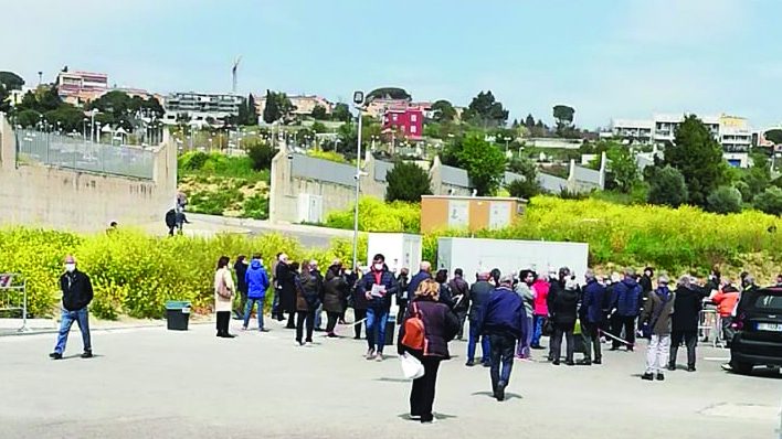 Vaccinazioni a Matera presso le tende del Qatar