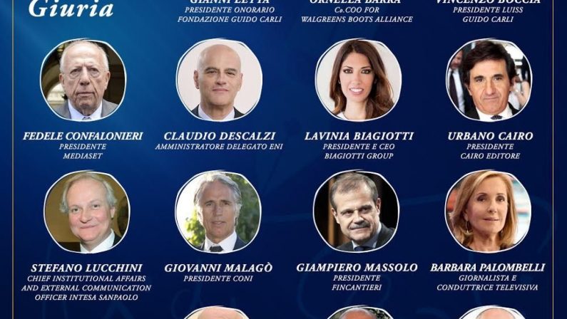 Fondazione Guido Carli premia l’eccellenza guida “rinascita” del Paese