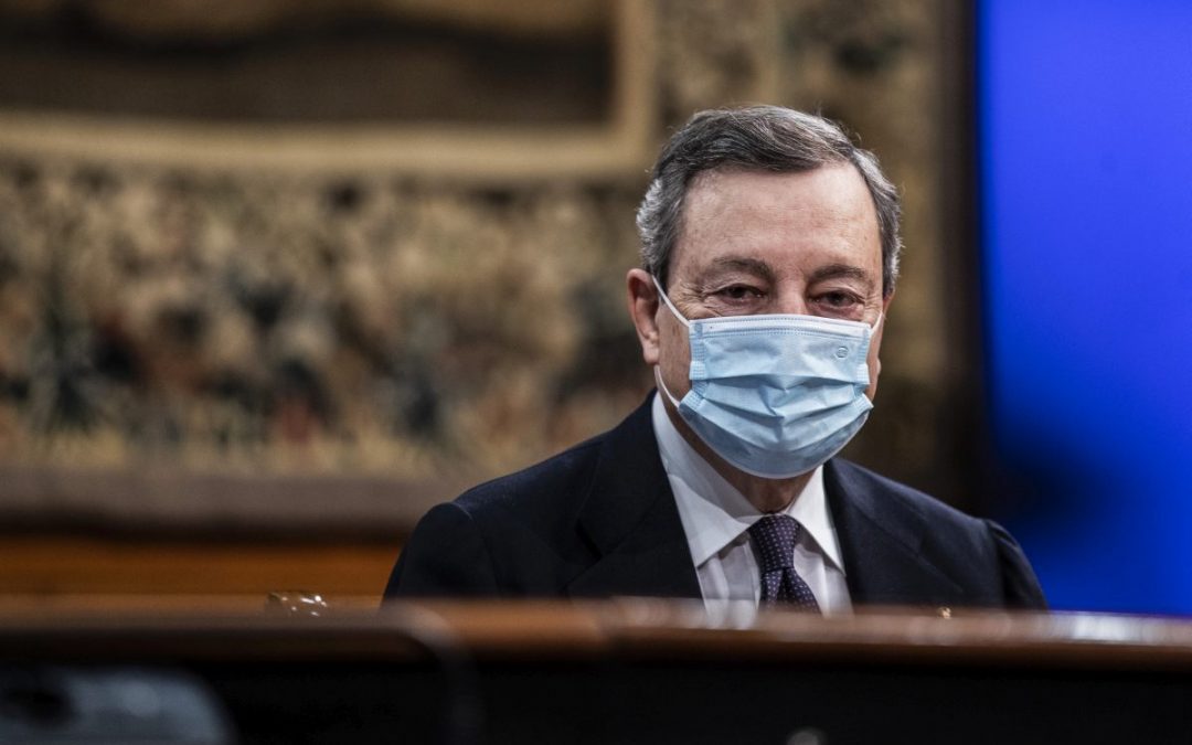 Draghi “Non ho una data per le riaperture, dipende da contagi e vaccini”