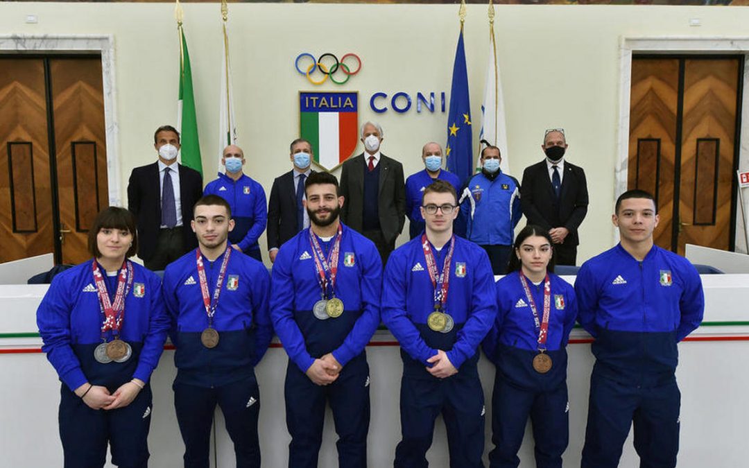 Azzurri dei Pesi al Coni, Malagò “Fiero di voi”