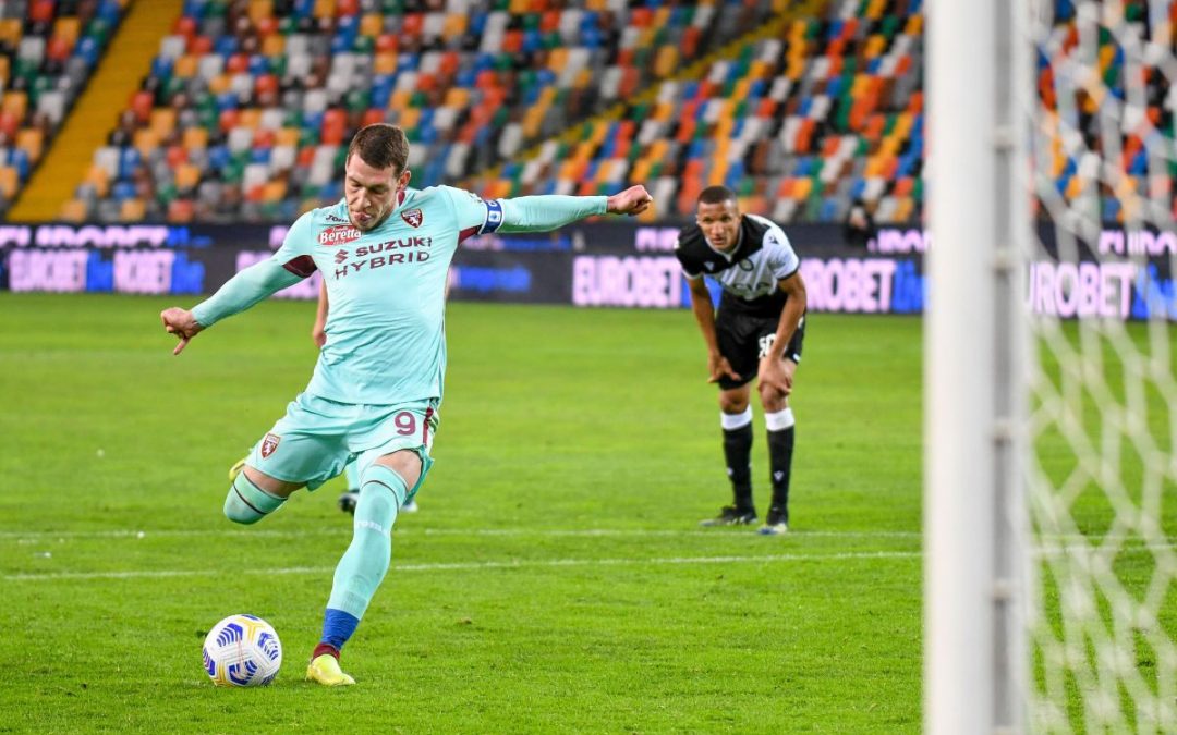 Il Torino vince a Udine, decide Belotti su rigore