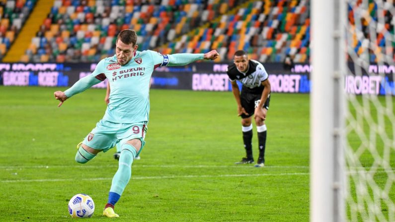 Il Torino vince a Udine, decide Belotti su rigore
