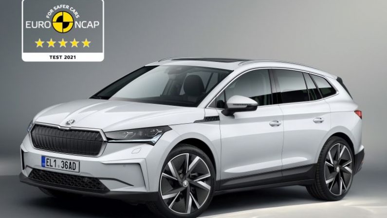 Skoda, 5 stelle Euro Ncap per Enyaq iV