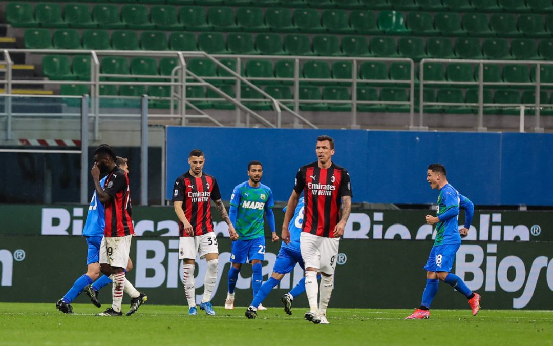 Doppietta Raspadori e Milan ko, Sassuolo vince 2-1
