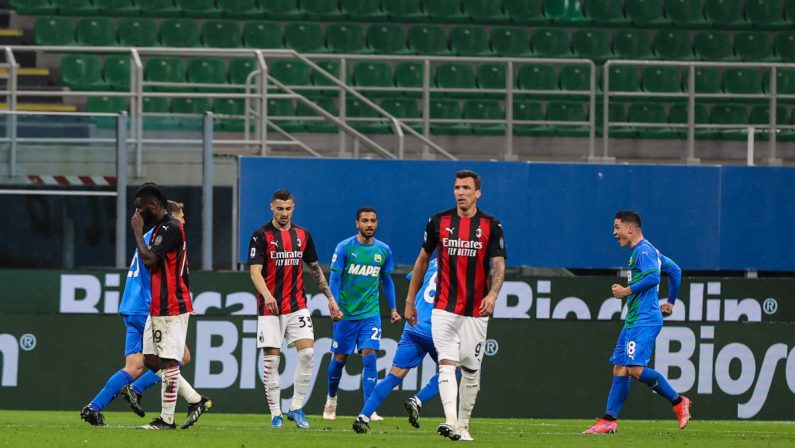 Doppietta Raspadori e Milan ko, Sassuolo vince 2-1