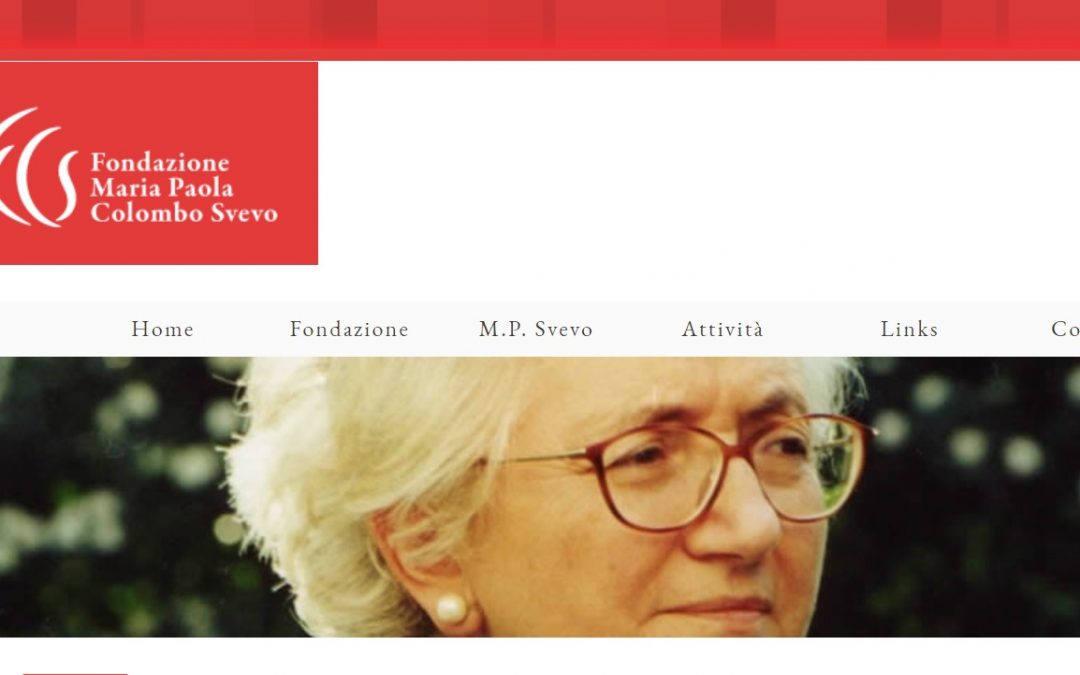 Un libro ricorda Maria Paola Colombo Svevo
