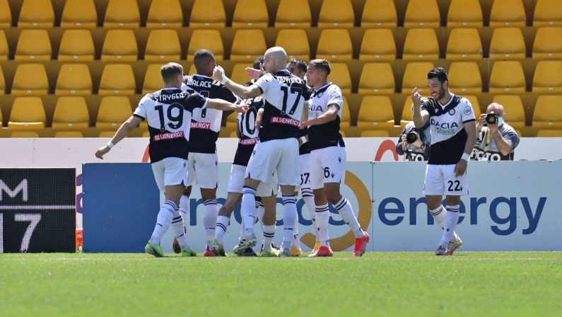 L’Udinese passa a Benevento 4-2