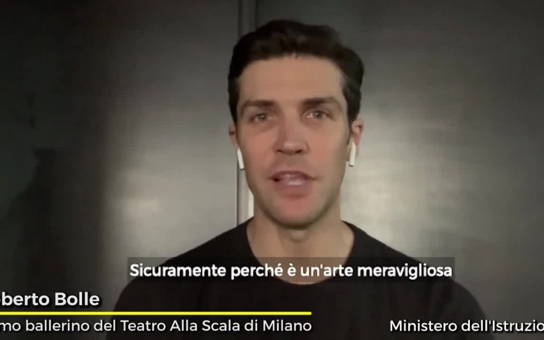 Roberto Bolle “La danza è scuola di vita”