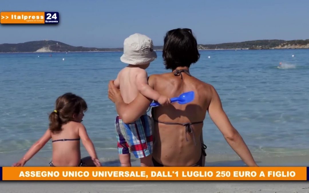 Assegno unico: 250 euro per ogni figlio fino a 21 anni di età