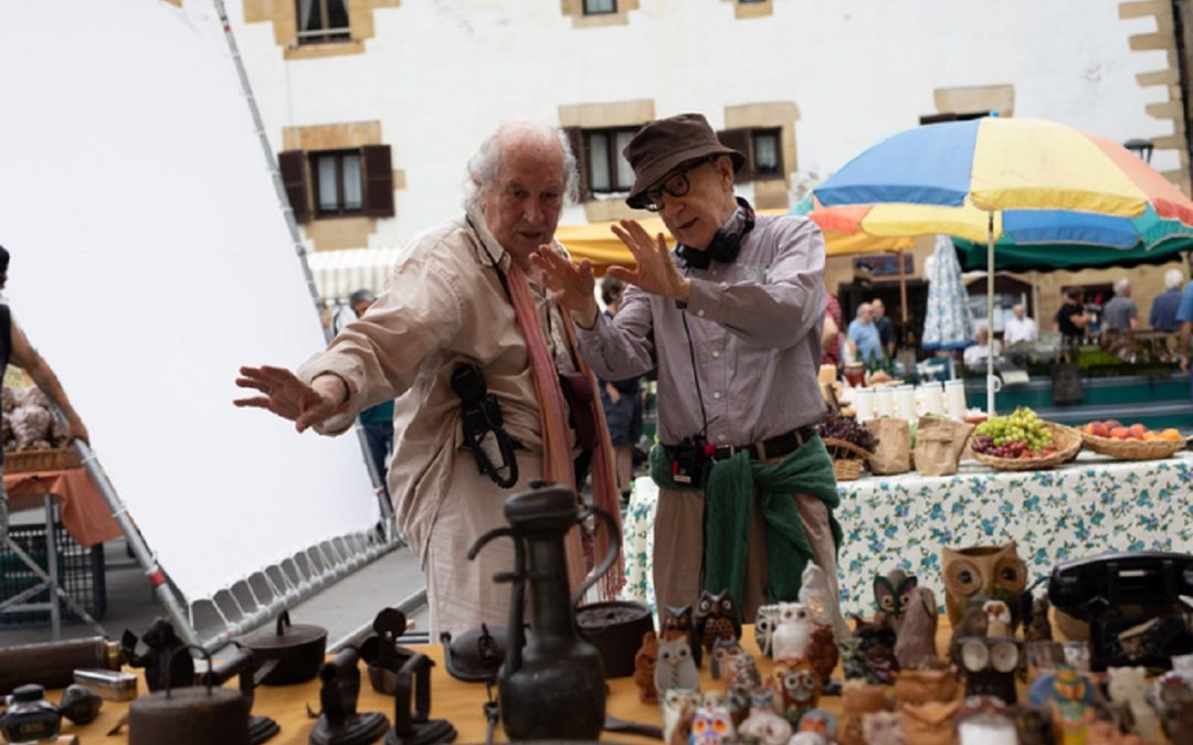 Vittorio Storaro e Woody Allen sul set