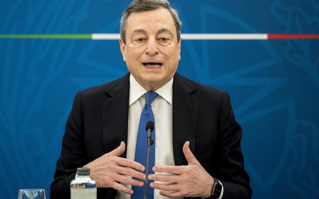 Il Presidente del Consiglio Mario Draghi