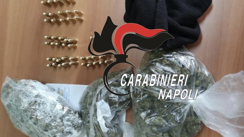 Varcaturo: Carabinieri arrestano 33enne con droga e munizioni. Era stato già arrestato qualche giorno fa