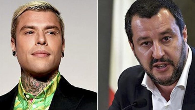 Ddl Zan, Salvini scrive a Fedez: “Ti ammiro e voglio incontrarti”