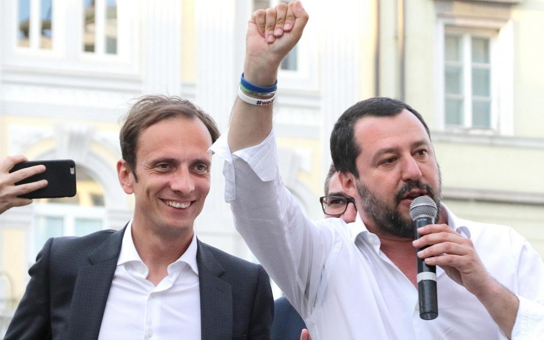 Massimiliano Fedriga e Matteo Salvini