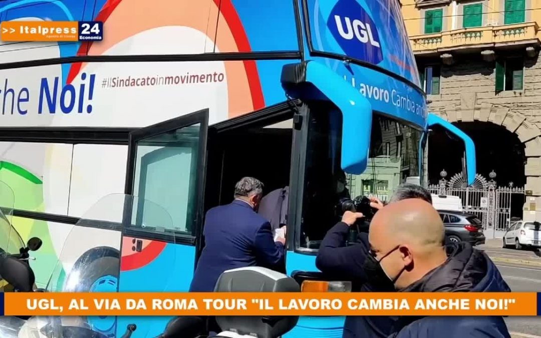 Lavoro, al via il tour dell’Ugl. Trenta tappe in venti giorni