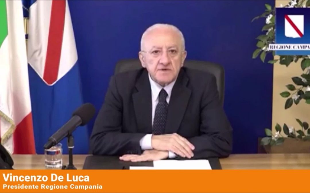 Covid, De Luca “ci sono condizioni per iniziare uscita da calvario”