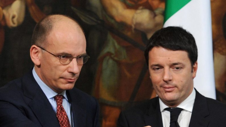 RENZI-LETTA, INCONTRO SENZA SUSSULTI TANTO RIVALI E POCO SERENI COME PRIMA