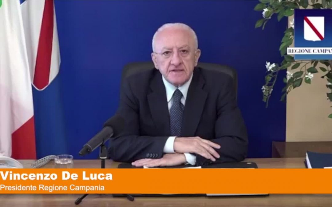 Vaccino: De Luca “In Campania no corsie preferenziali per categorie”