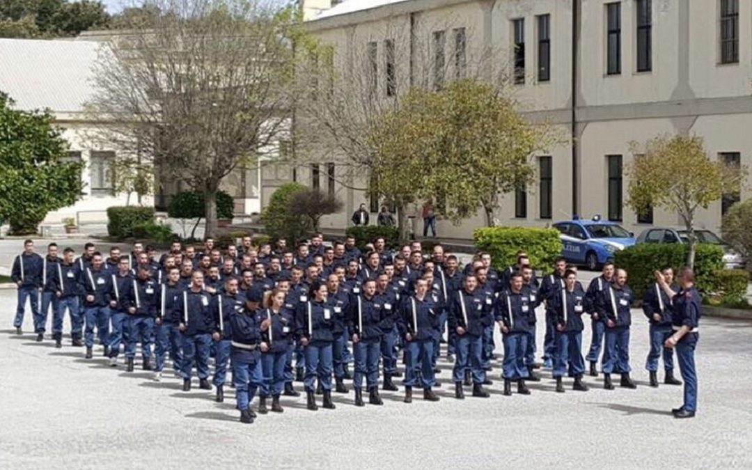 Uno dei tanti eventi all’interno della scuola allievi agenti