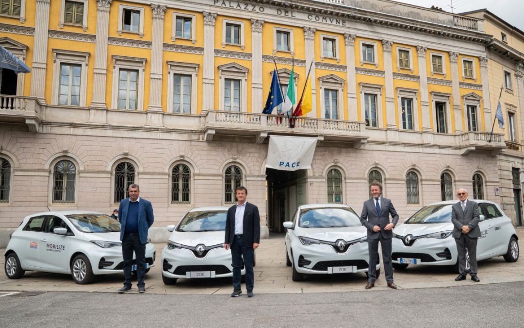 Parte da Bergamo “Mobilize”, il car sharing dei concessionari Renault