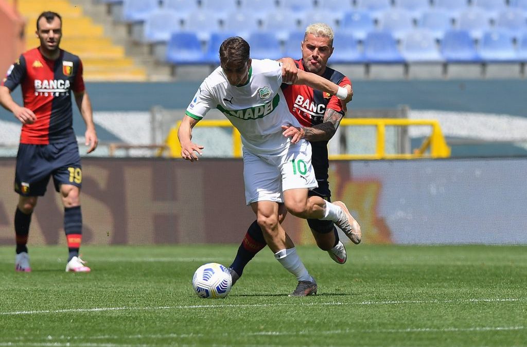 Il Sassuolo prosegue il sogno Europa, 2-1 in casa Genoa