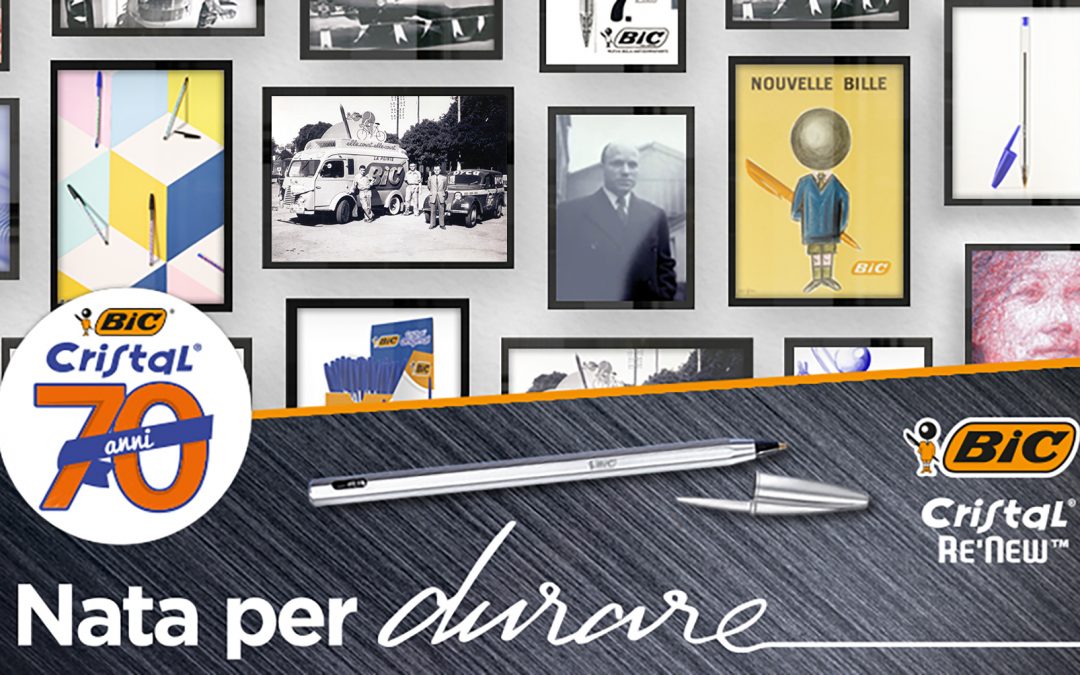 La penna BIC Cristal compie 70 anni e punta sulla sostenibilità