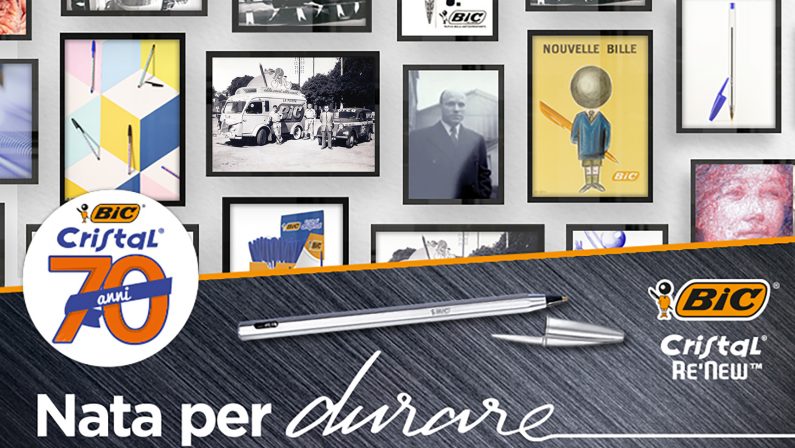 La penna BIC Cristal compie 70 anni e punta sulla sostenibilità