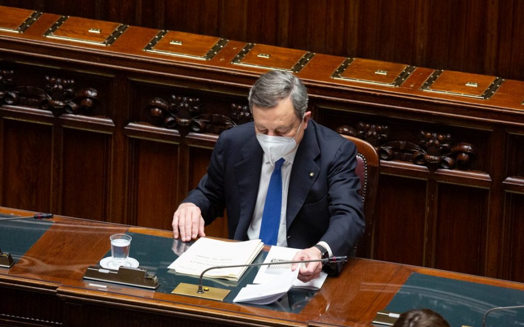 Draghi “Rimbalzo del Pil già in questo trimestre”