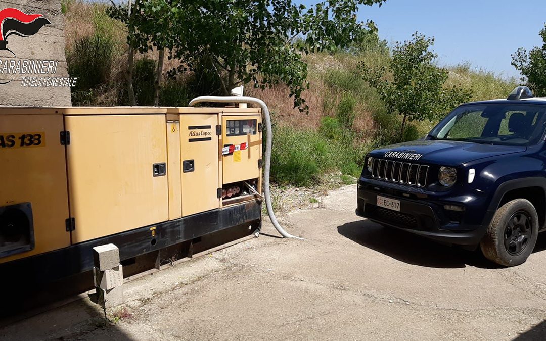 L'impianto sequestrato