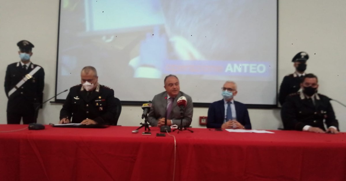 Conferenza Stampa Operazione Anteo Gratteri