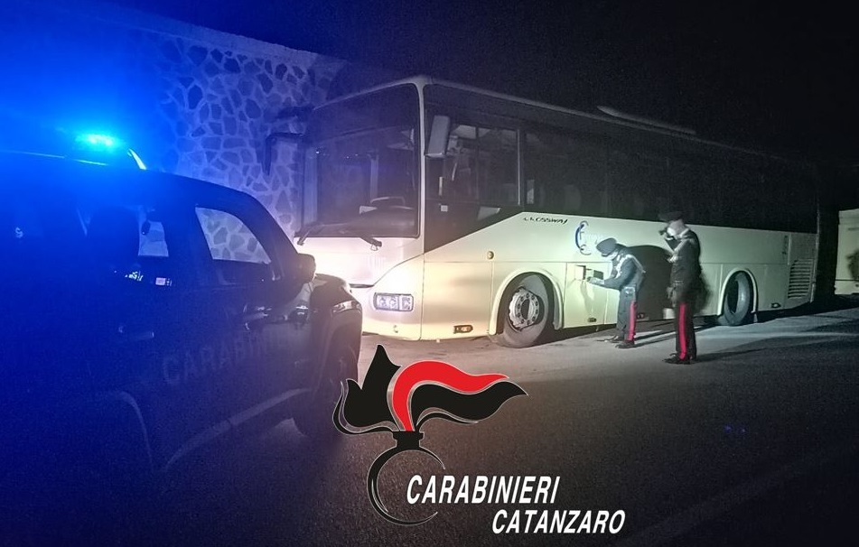 L'intervento dei carabinieri